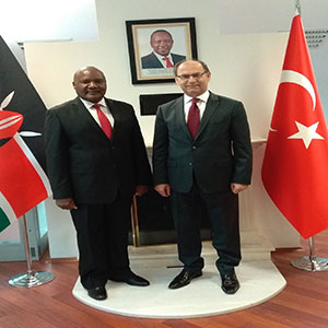 Meeting between H.E. the Ambassador and the Deputy President of CHE- Turkey