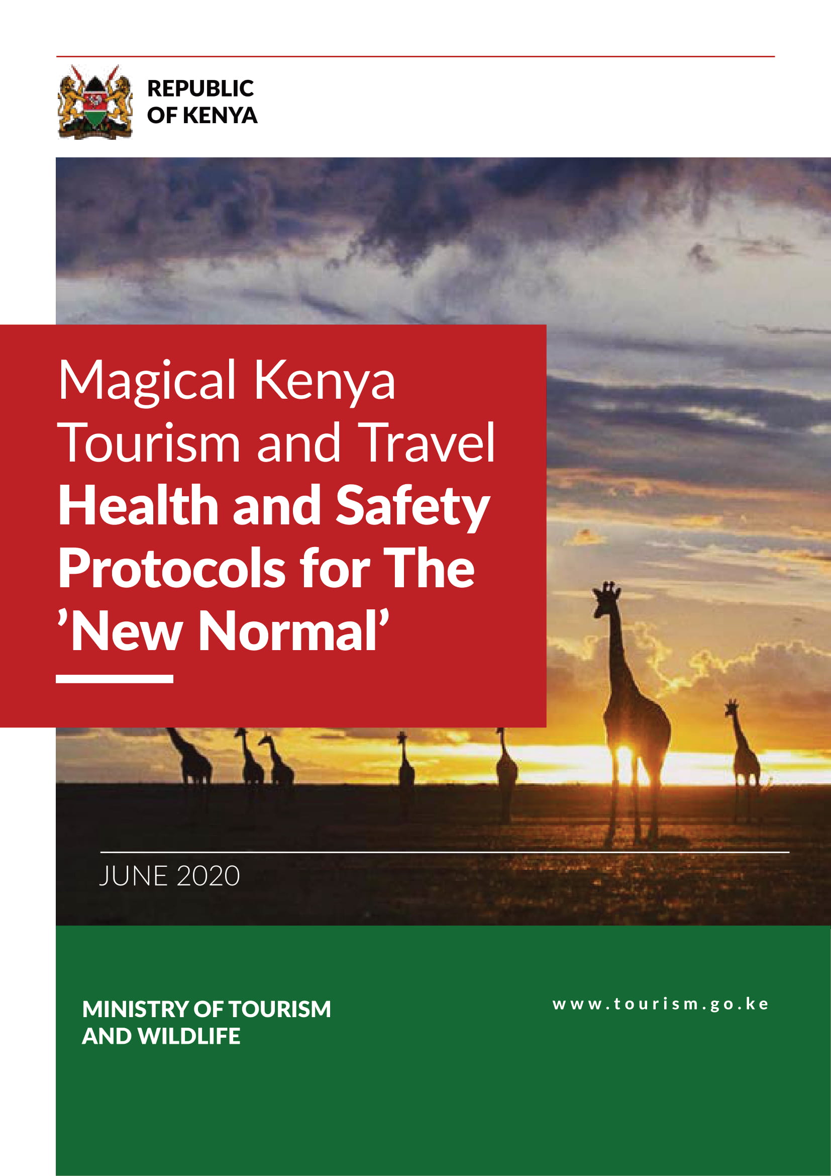 Magical Kenya Tourism amd Travel Health and Safety Protocol for 'The New Normal'